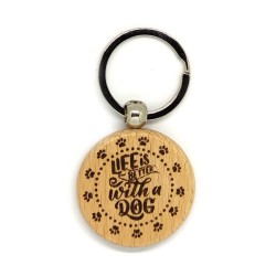 Porte clefs life is better...